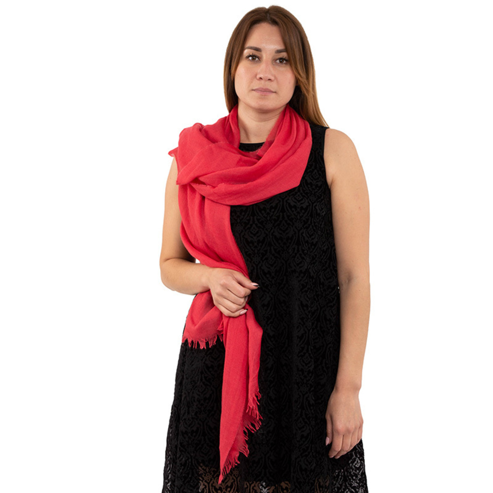 Corneliani Scarf Women size 76X200 Crimson